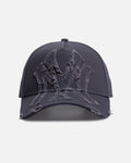 New Era New Era New York Yankees 'Applique Distressed' 9FORTY A-Frame Snapback Dark Grey