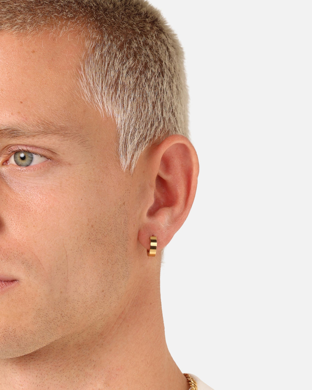 SAINT MORTA Original Saint Morta Wide Hoop Earring Gold