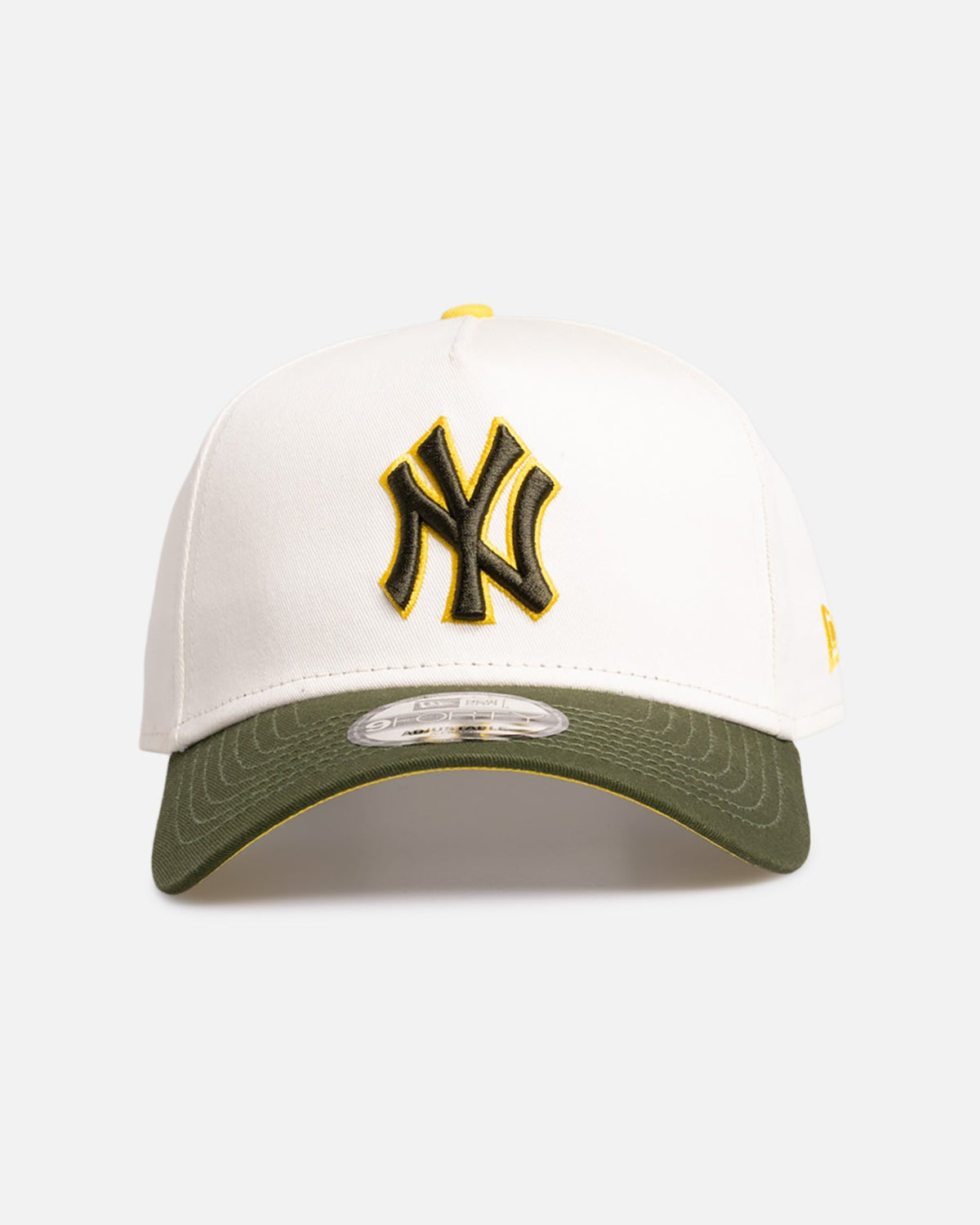 New Era Original New Era New York Yankees 'Chrome Rig' 9FORTY A-Frame Snapback White/Yellow