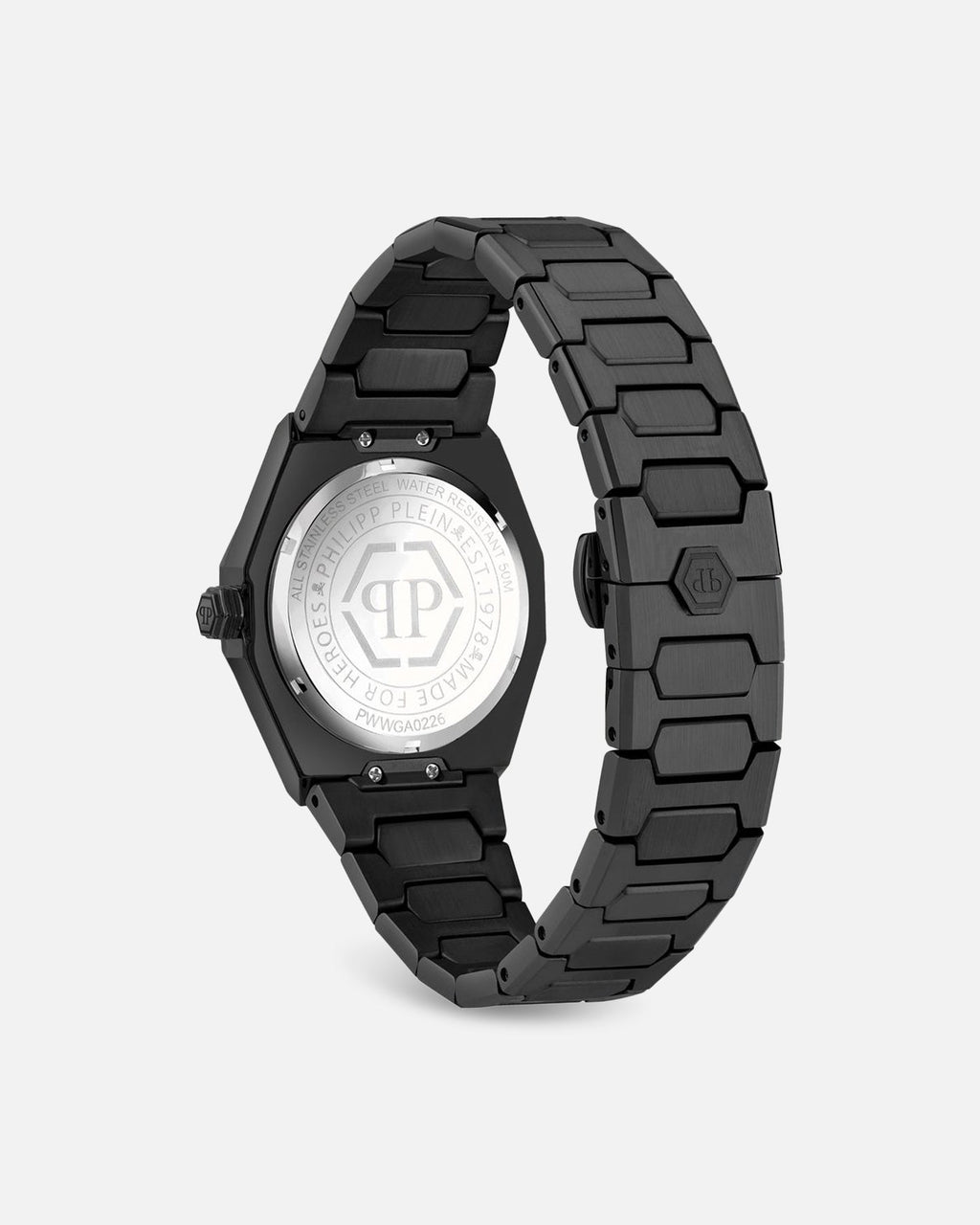 PHILIPP PLEIN Philipp Plein Deluxe Bracelet Watch Black