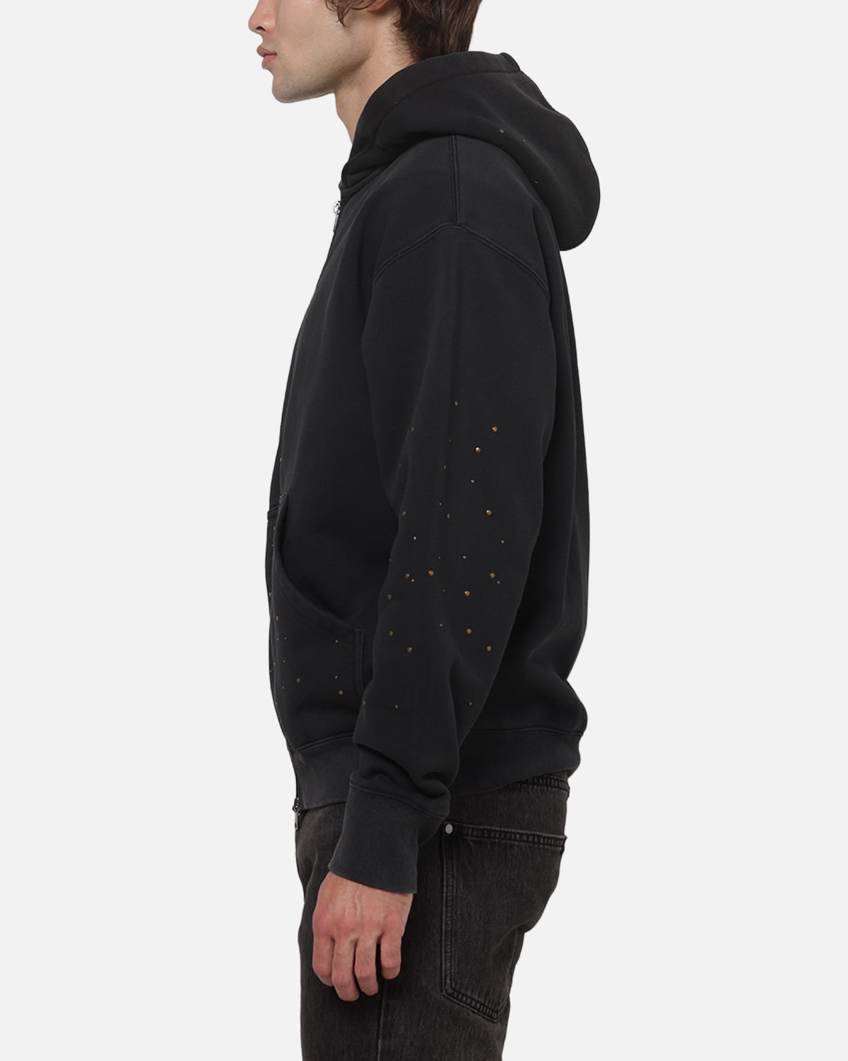 SAINT MORTA Saint Morta Medici Zip Hoodie Washed Black