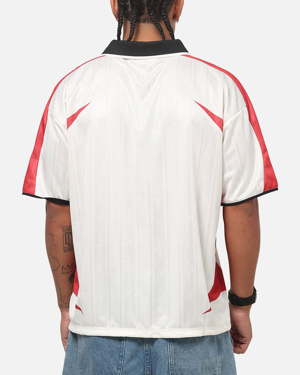 REPRESENT Authentic Represent Spike Football Top Flat White