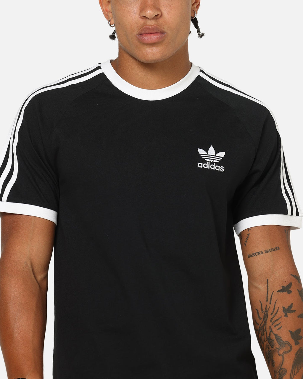ADIDAS Adidas Classics 3-Stripes T-Shirt Black