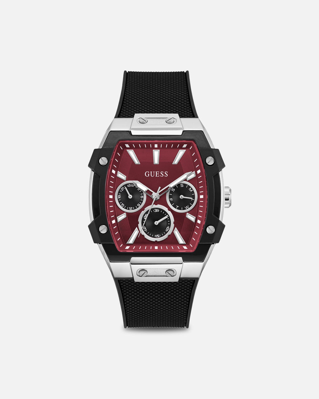 GUESS MAINLINE Premium Guess Mainline Phoenix Watch Silver/Black