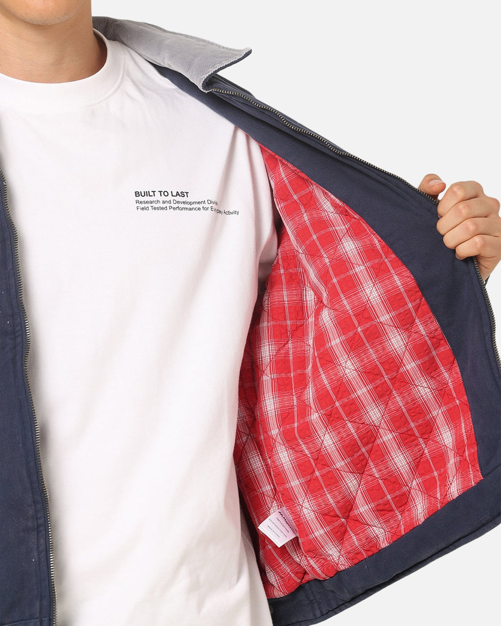 MAJESTIC ATHLETIC Majestic Athletic New York Yankees Paint Splat Carpenter Jacket Indigo