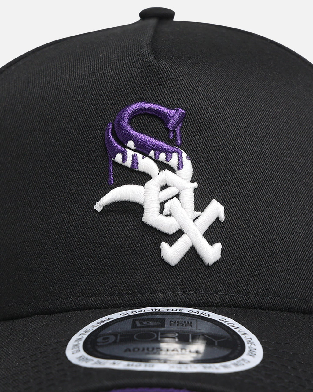New Era Authentic New Era Chicago White Sox 'Drip 3.0' 9FORTY A-Frame Snapback Black