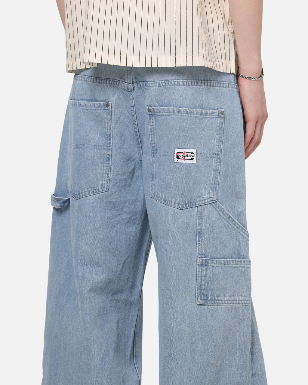 CARRE Carre Baggy Carpenter Jeans Light Blue Wash