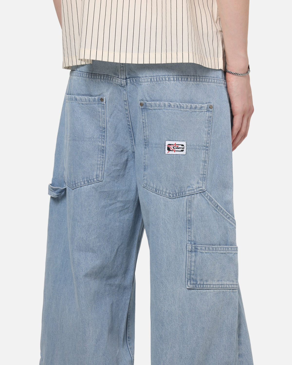 CARRE Carre Baggy Carpenter Jeans Light Blue Wash