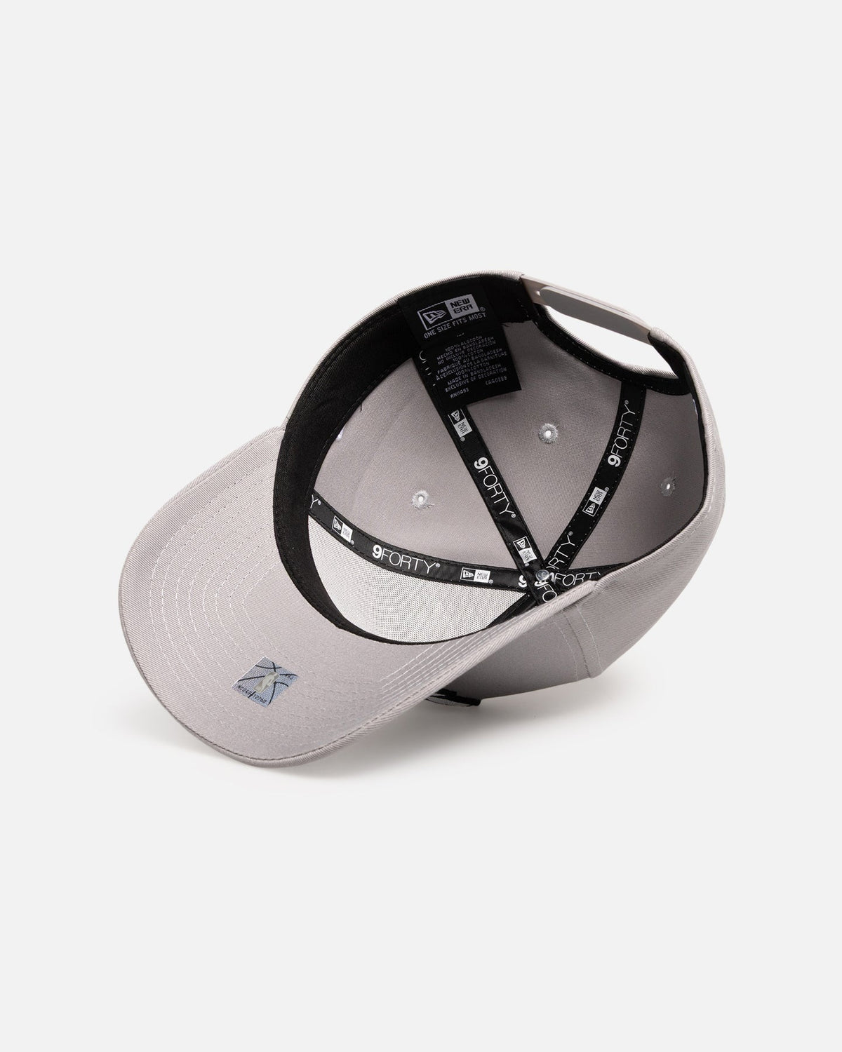 New Era Official New Era Chicago Bulls 9FORTY A-Frame Snapback Grey/Black/White