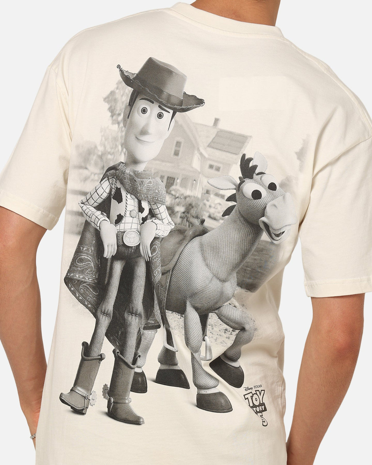 73Studio 73Studio Disney Pixar Toy Story Woody And Bullseye T-Shirt Off White
