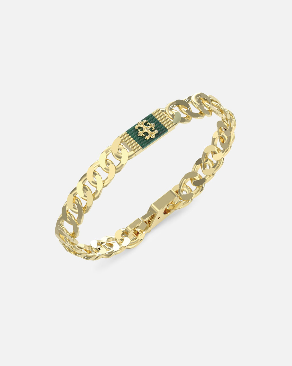 GUESS MAINLINE Authentic Guess Mainline Rebel Moon 9mm Tag Bracelet Gold
