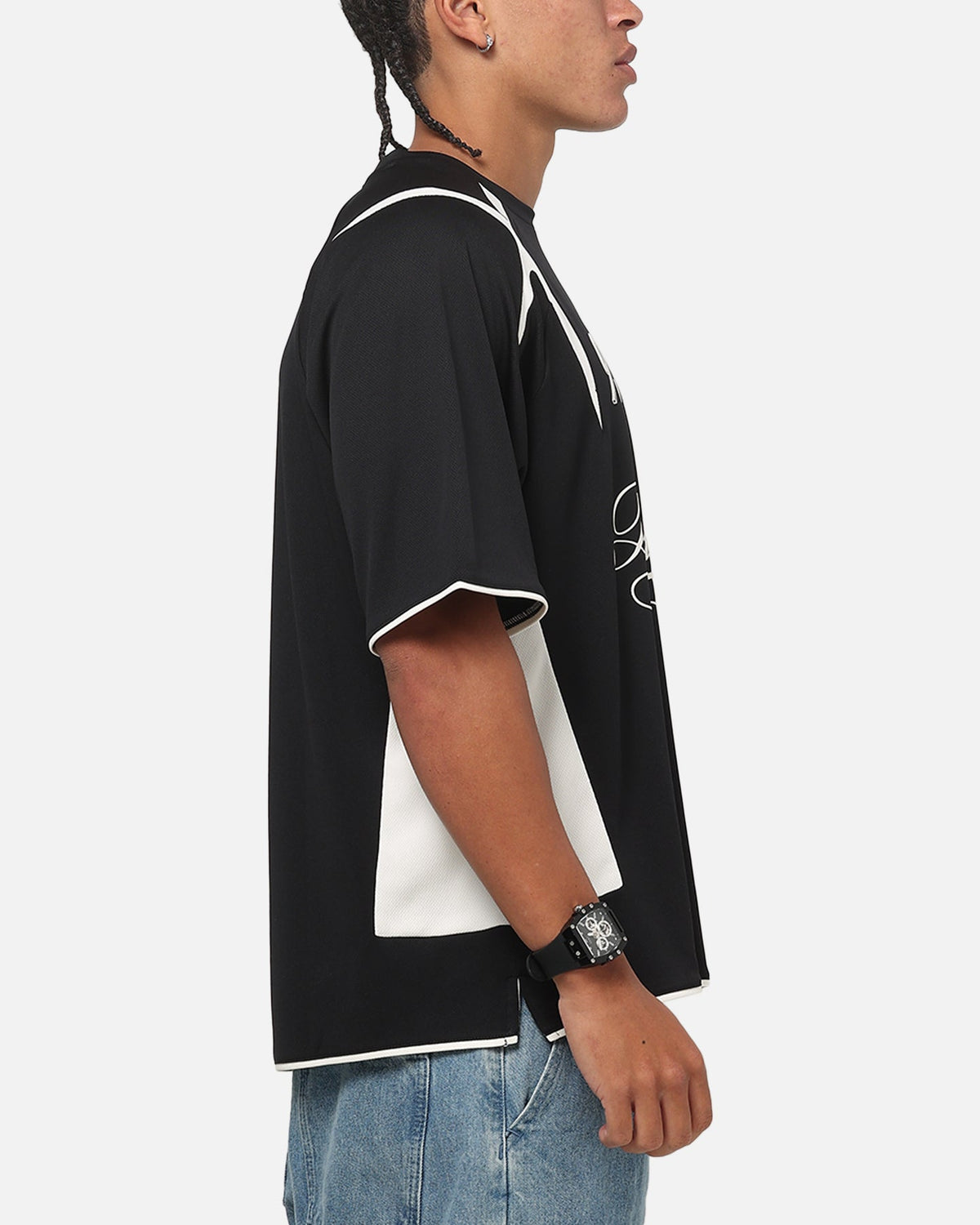 REPRESENT Represent Star Football Top Jet Black
