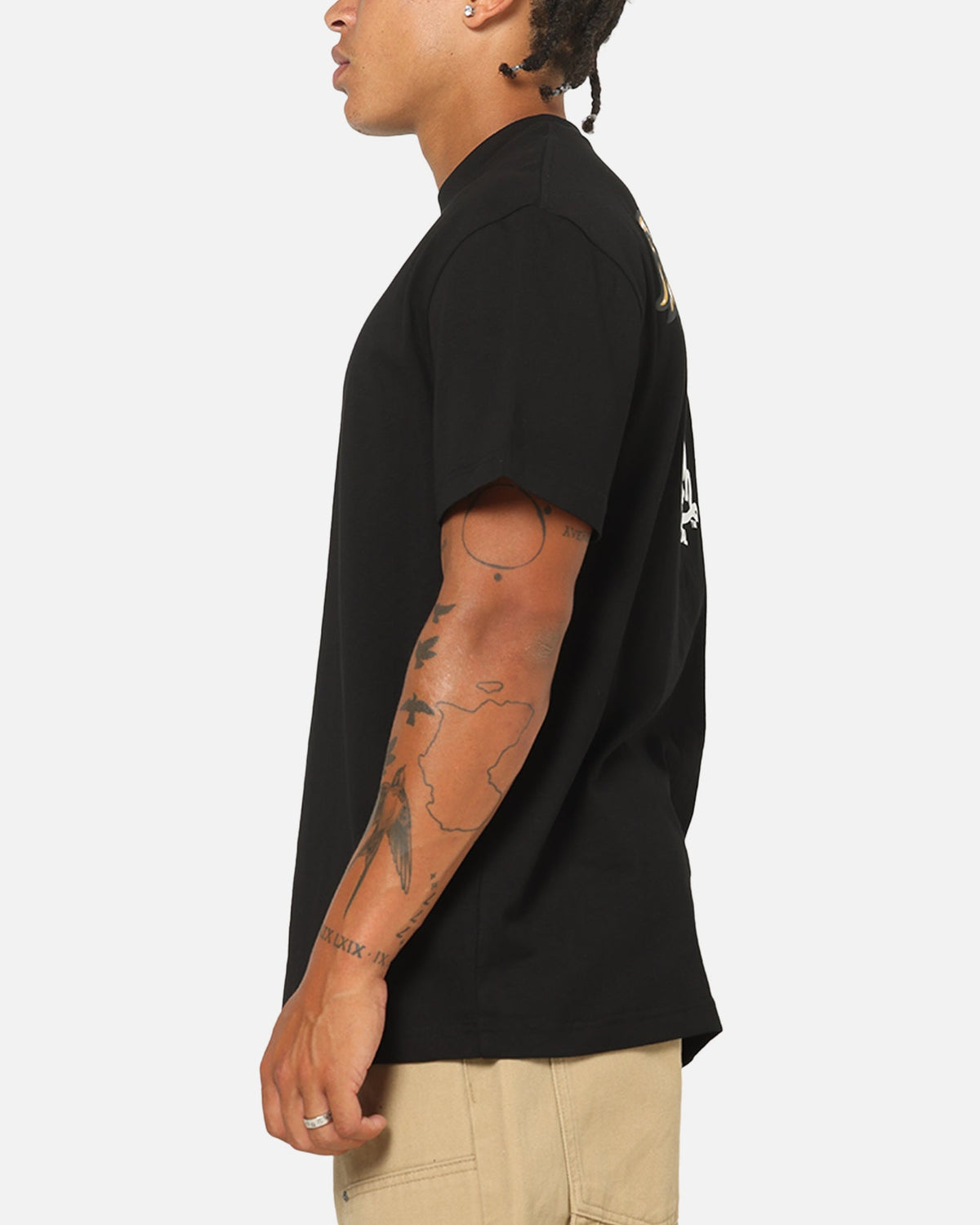 VON DUTCH Von Dutch Flying Eyeball T-Shirt Black