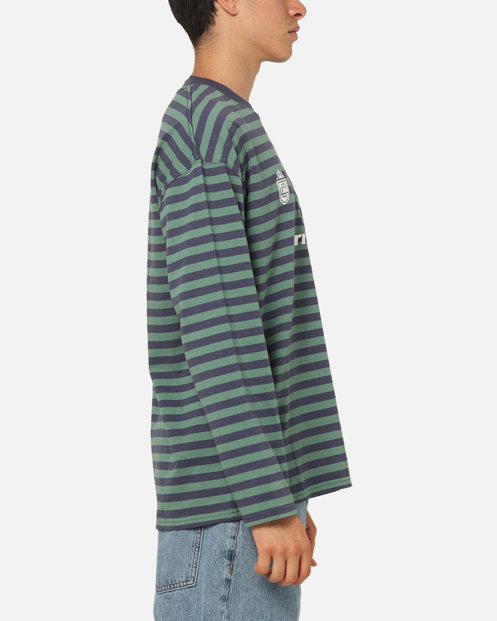 CARRE Carre Collective Stripe Long Sleeve T-Shirt Navy Stripe