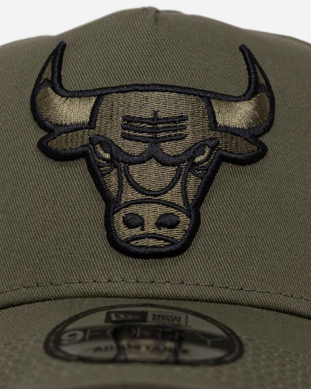 New Era Official New Era Chicago Bulls 'Olive/Black' 9FORTY A-Frame Snapback Olive/Black