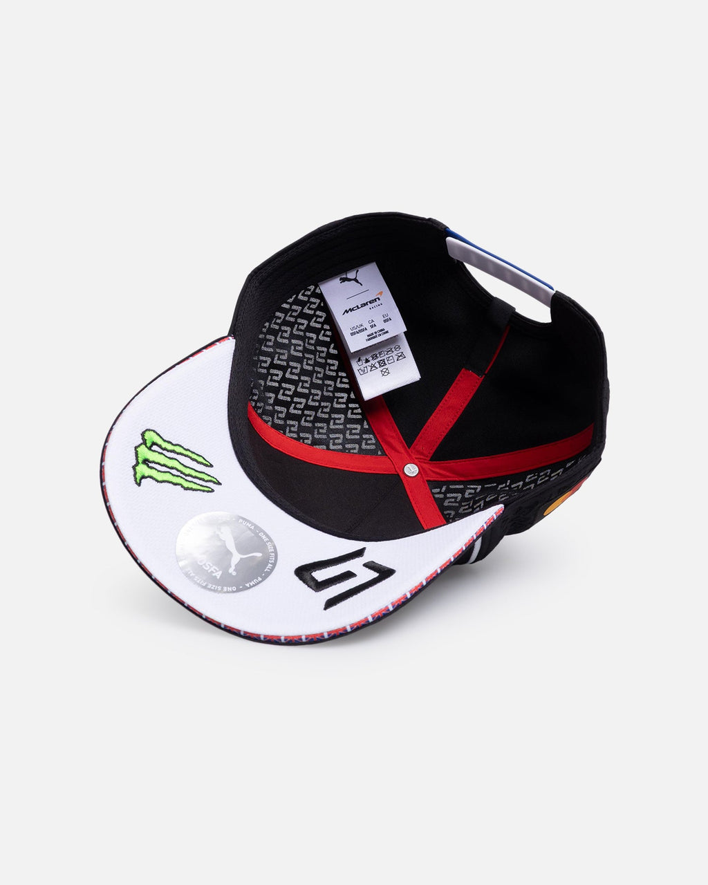 PUMA Official Puma X Mclaren F1 Lando Norris Replica Baseball Snapback Cap Puma Black