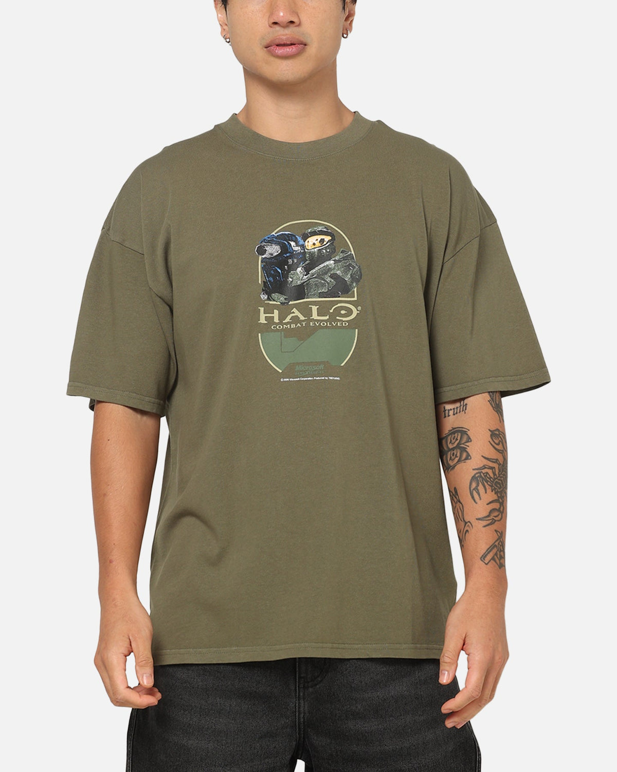 73Studio 73Studio x Halo 2 Not For Angels T-Shirt Military Green