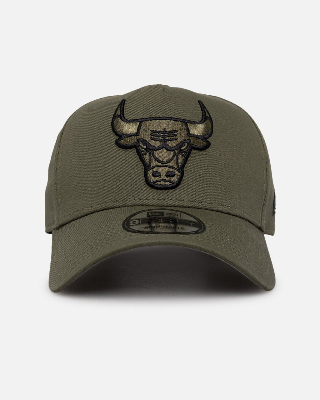 New Era Official New Era Chicago Bulls 'Olive/Black' 9FORTY A-Frame Snapback Olive/Black