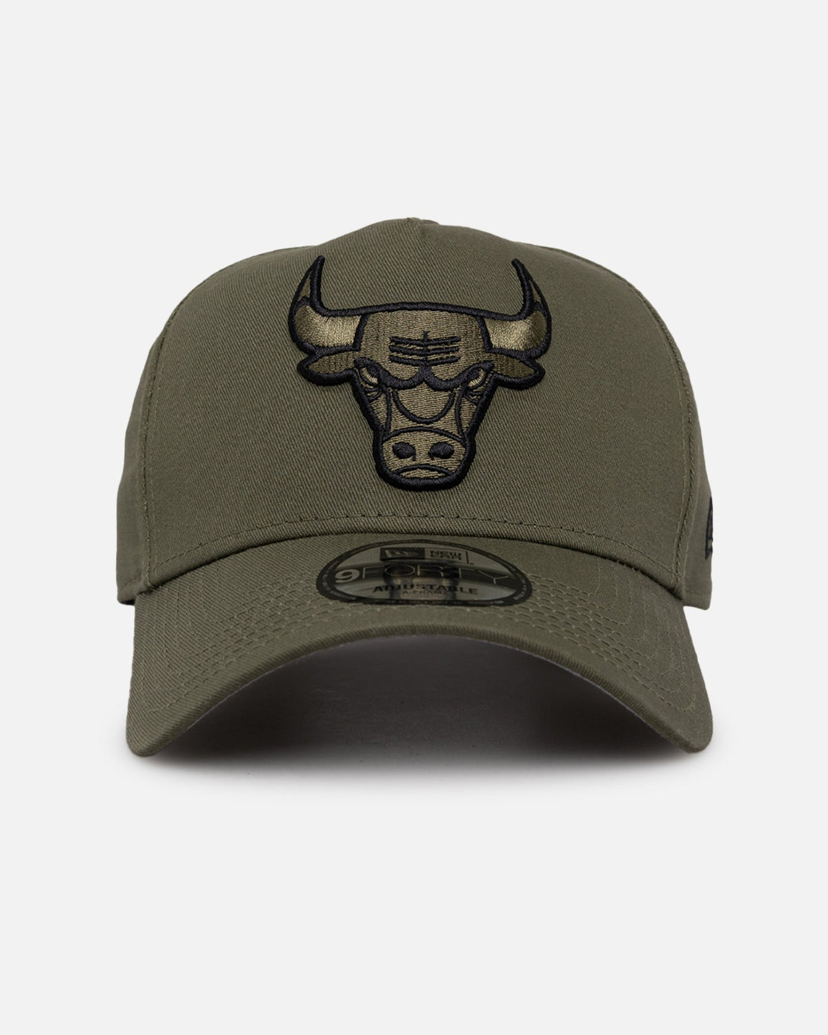 New Era Official New Era Chicago Bulls 'Olive/Black' 9FORTY A-Frame Snapback Olive/Black