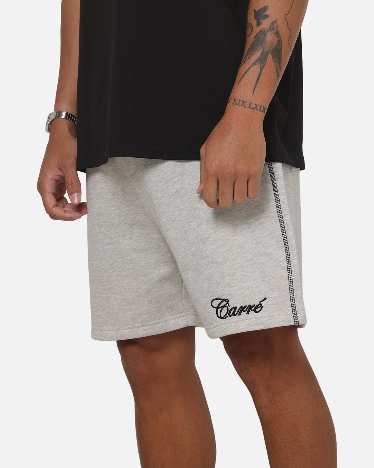 CARRE Carre Corrupt 2.0 Sweat Shorts Grey Marle