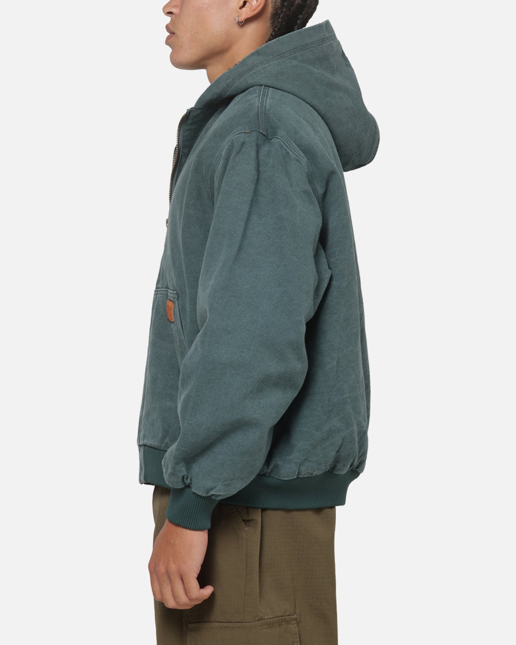 CARRE Original Carre Sherpa Lined Hoodie Forest Green