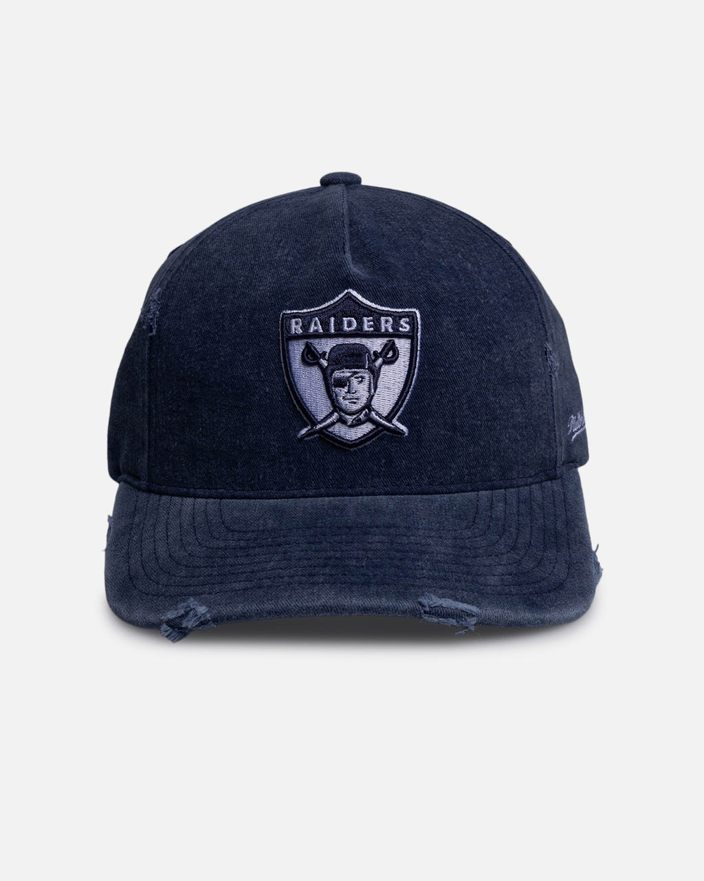 MITCHELL & NESS Classic Mitchell & Ness Las Vegas Raiders 'Distressed Origin' Deadstock Snapback Navy