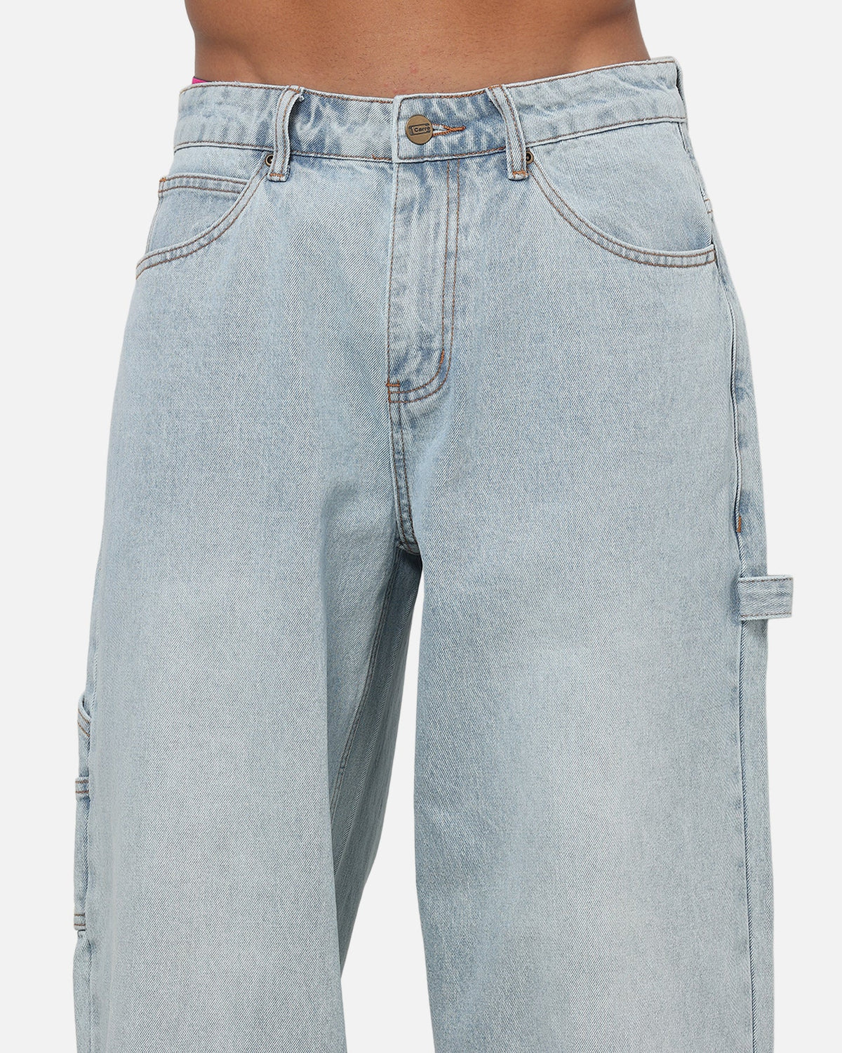 CARRE Classic Carre Baggy Carpenter Jeans Sunfade Blue