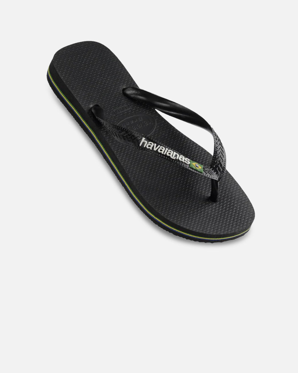 Havaianas Premium Havaianas Top Brazil Logo Thongs Black