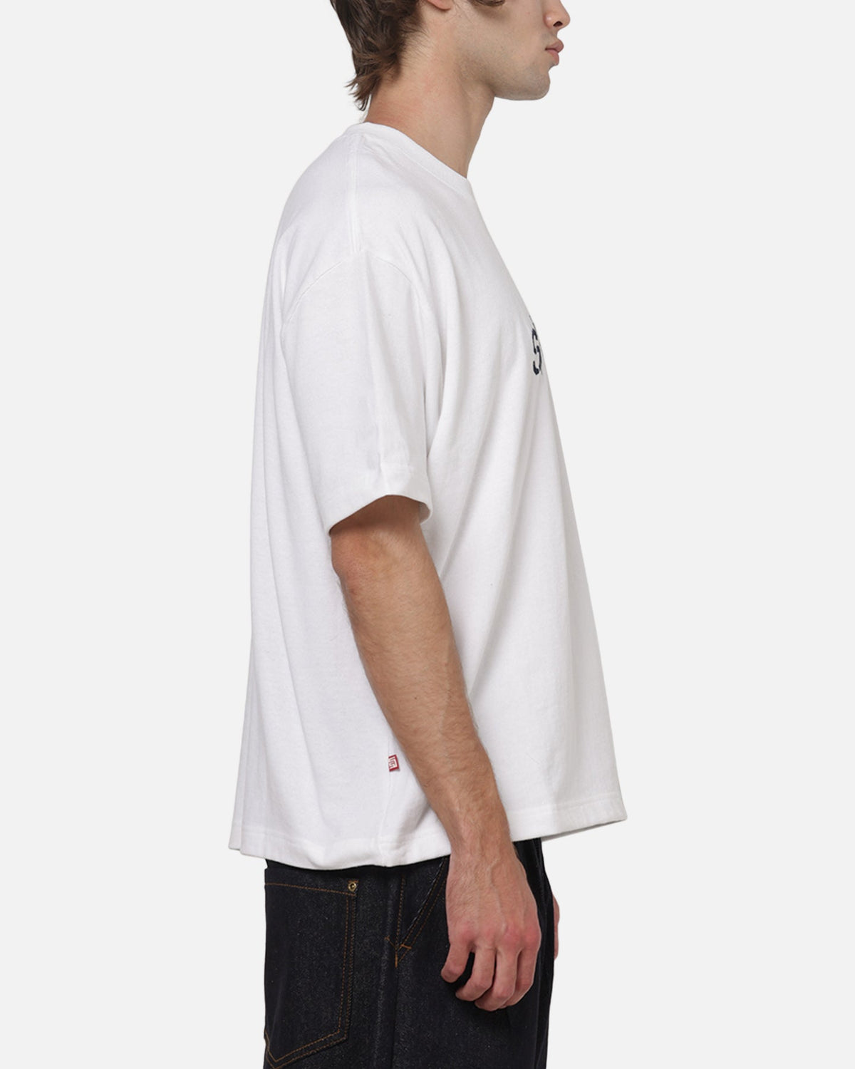 S Double S Double Stencil Heavy Weight T-Shirt White