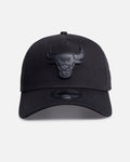 New Era New Era Chicago Bulls 'Black Metal Badge' 9FORTY A-Frame Snapback Black
