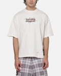 WORSHIP Worship Restraint Box Crop Reverse T-Shirt Coconut Milk