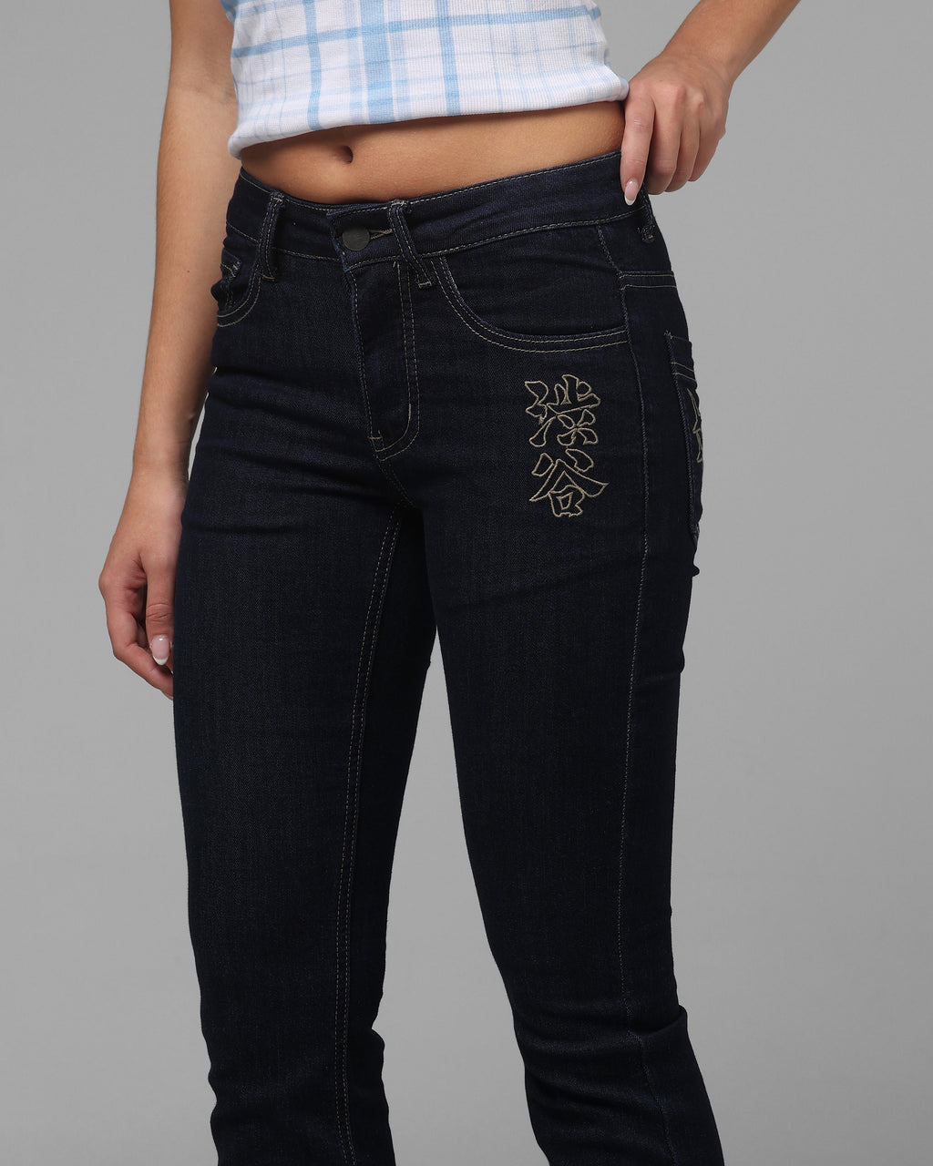 LOITER Loiter Women's Shibuya Low Rise Jeans Indigo Denim
