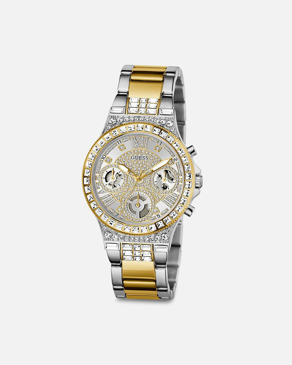 GUESS MAINLINE Guess Mainline Moonlight Two Tone Bracelet Watch White