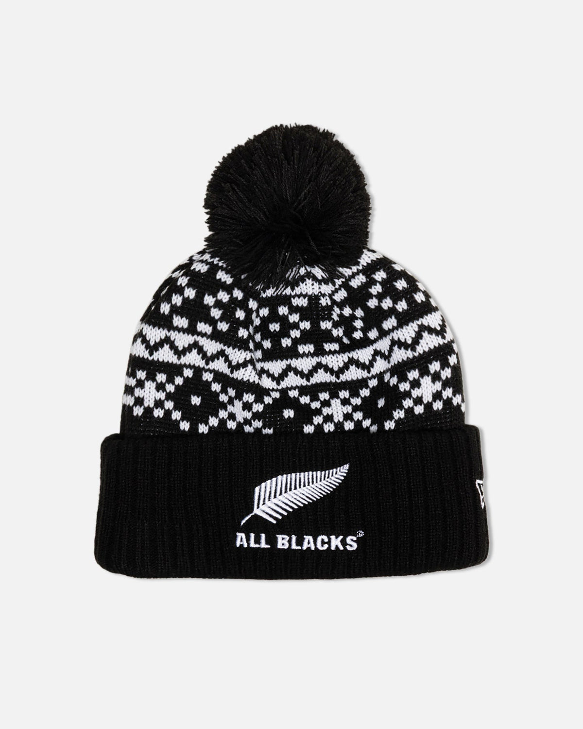 New Era New Era New Zealand All Blacks Knitted Beanie Black