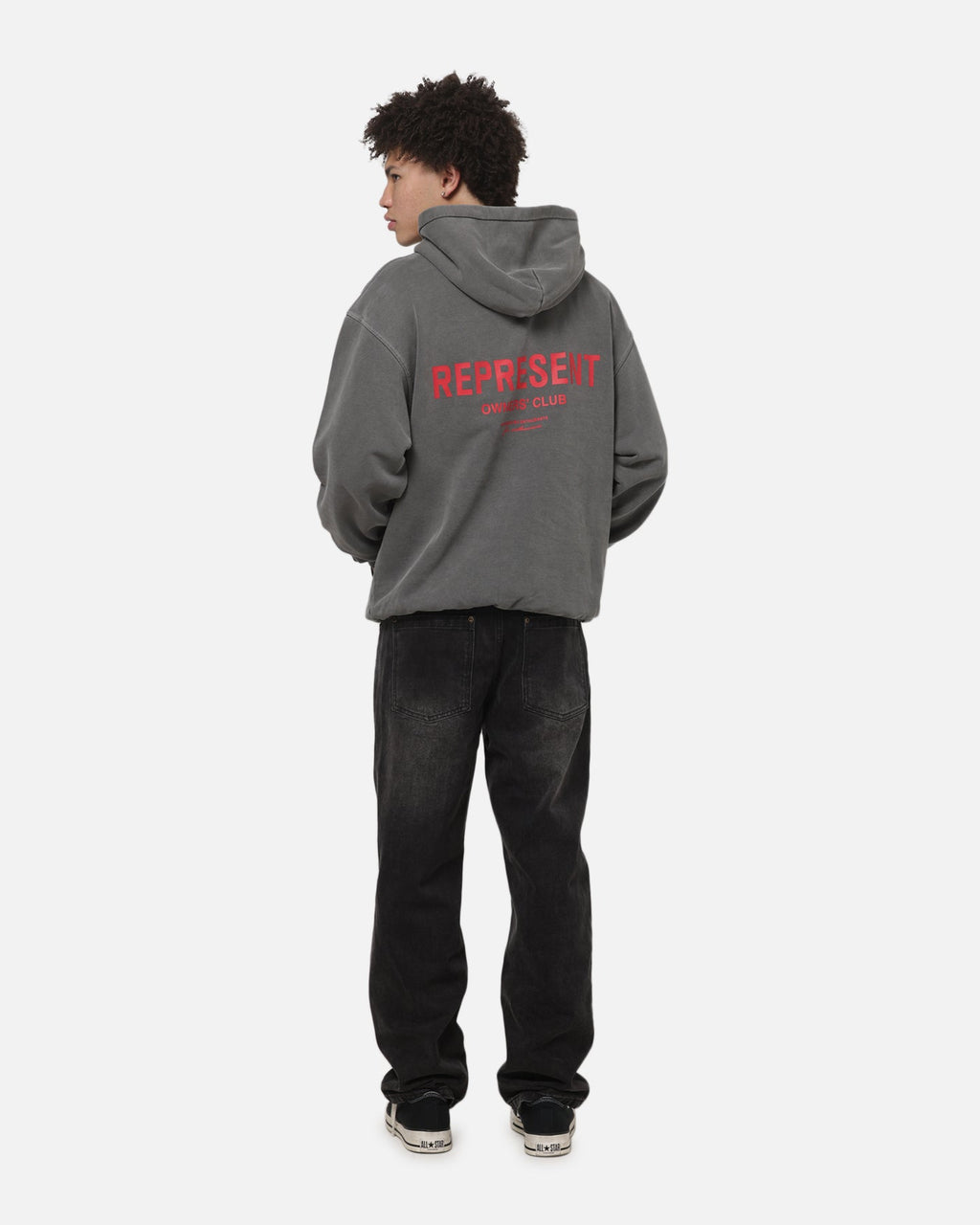 REPRESENT Classic Represent Owners Club Hoodie Washed Black