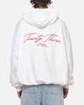 XXIII Premium XXIII Script Hoodie White/Red