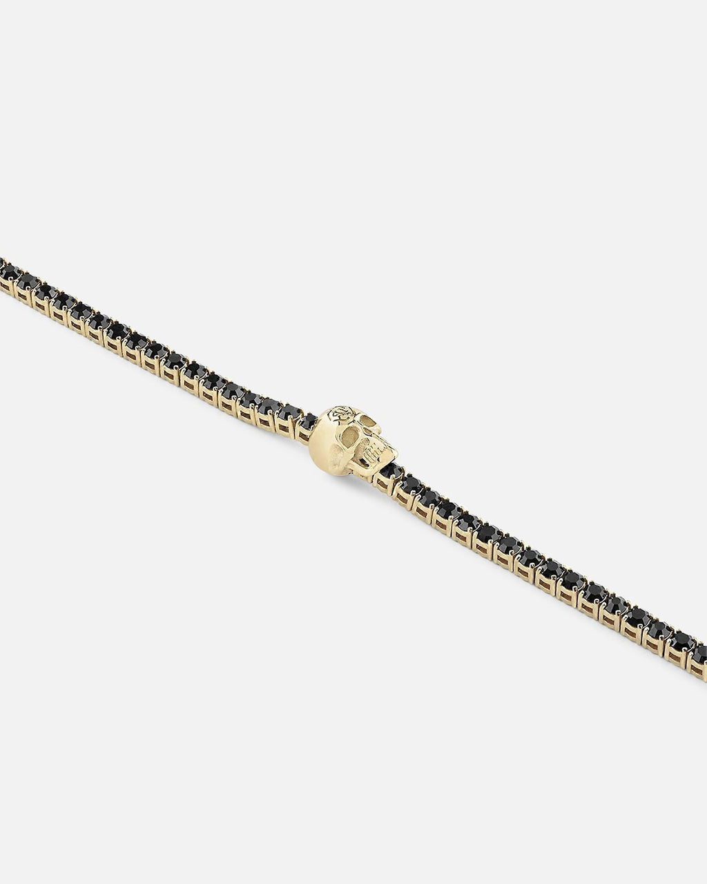 PHILIPP PLEIN Philipp Plein Plein Tennis Royal Black Crystal Bracelet Gold