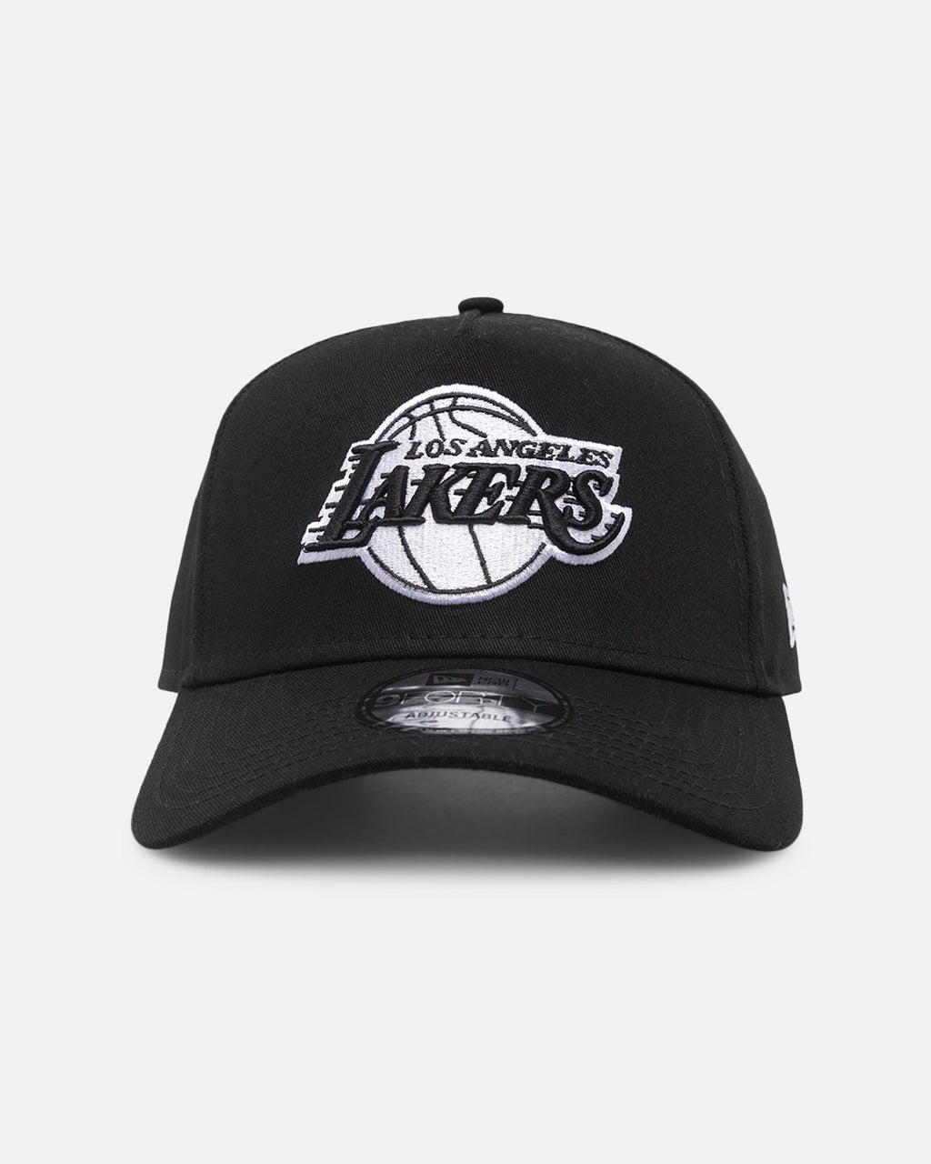 New Era Original New Era Los Angeles Lakers 'Black/White' 9FORTY A-Frame Snapback Black/White