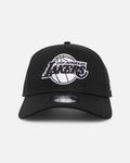 New Era Original New Era Los Angeles Lakers 'Black/White' 9FORTY A-Frame Snapback Black/White