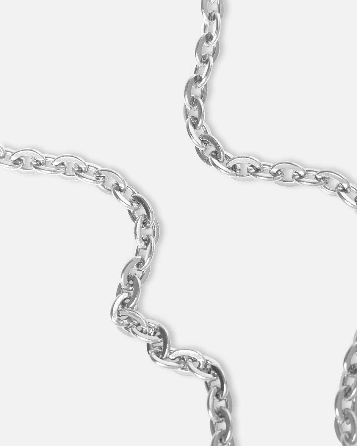 SAINT MORTA Classic Saint Morta Malachite Pendant Chain White Gold
