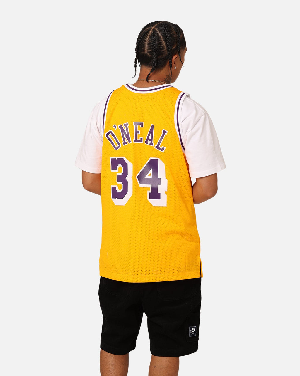 MITCHELL & NESS Mitchell & Ness Los Angeles Lakers Shaquille O'Neal '96-'97 #34 Swingman Jersey Yellow
