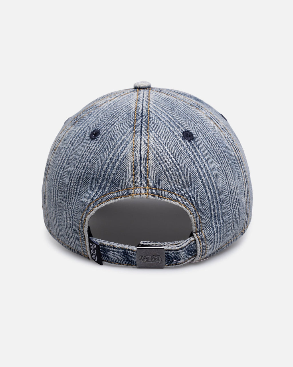 VON DUTCH Official Von Dutch OG Stripes Denim Dad Strapback Denim