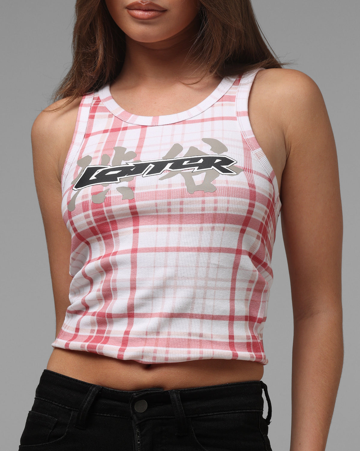 LOITER Classic Loiter Women's Shibuya Tank Red Plaid