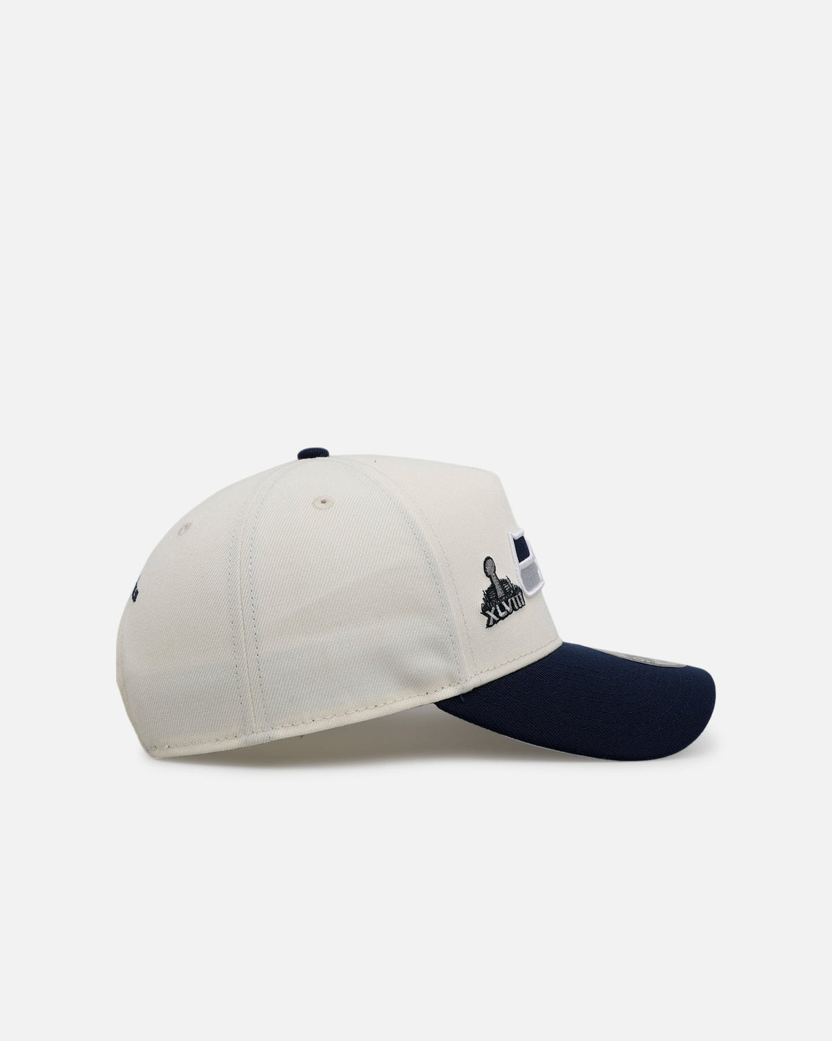 New Era New Era Seattle Seahawks 'Super Bowl Logos' 9FORTY A-Frame Snapback Chrome