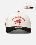 New Era New Era New York Yankees 'Galloping Horse' 9FORTY A-Frame Snapback White/Black