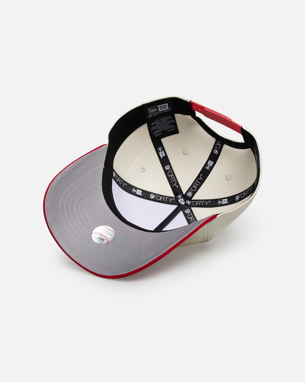 New Era New Era Atlanta Braves 'Royal Flush' 9FORTY A-Frame Snapback White/Red