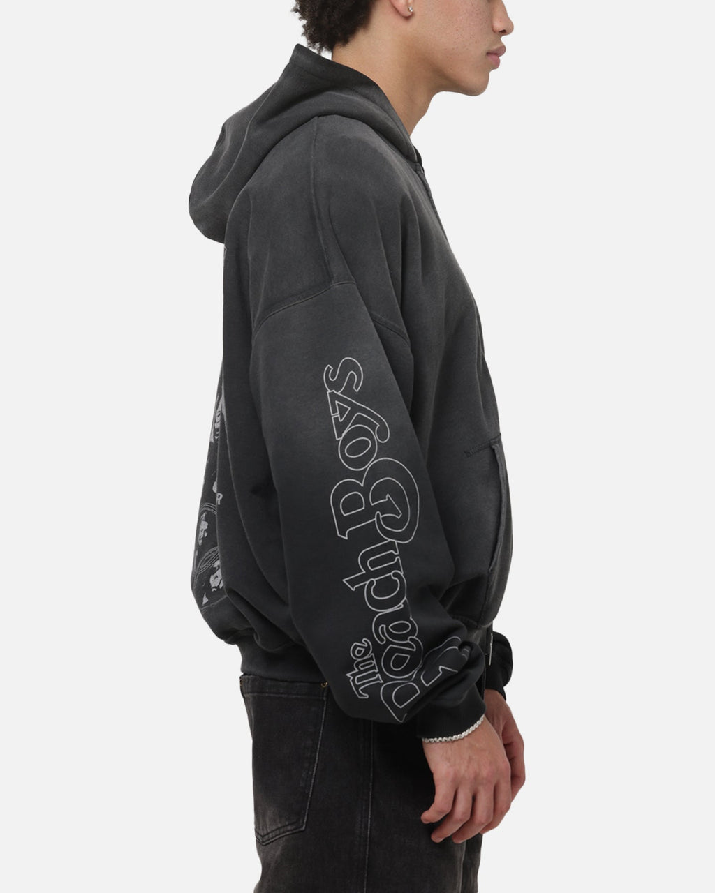 REPRESENT Official Represent Beach Boys Endless Summer Hoodie Stained Black