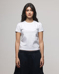 AMERICAN THRIFT American Thrift Women's Shrunken T-Shirt Grey Heather