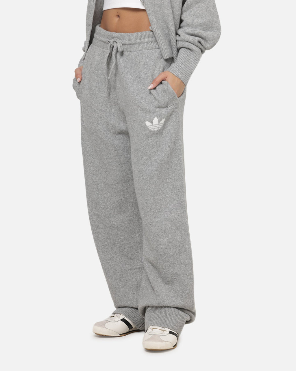 ADIDAS Adidas Women's Essentials Knit Pants Medium Grey Heather