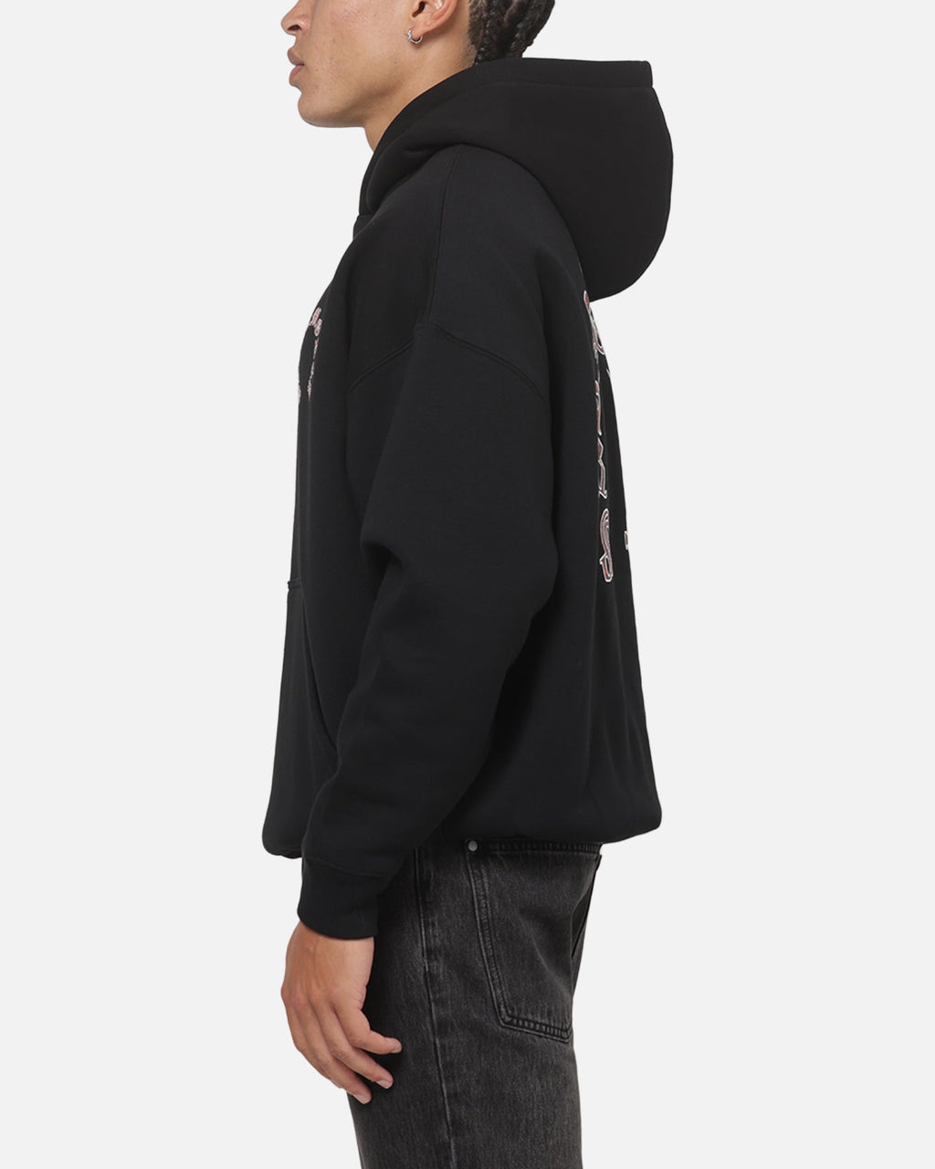 SAINT MORTA Saint Morta Worldwide Boxy Hoodie Black